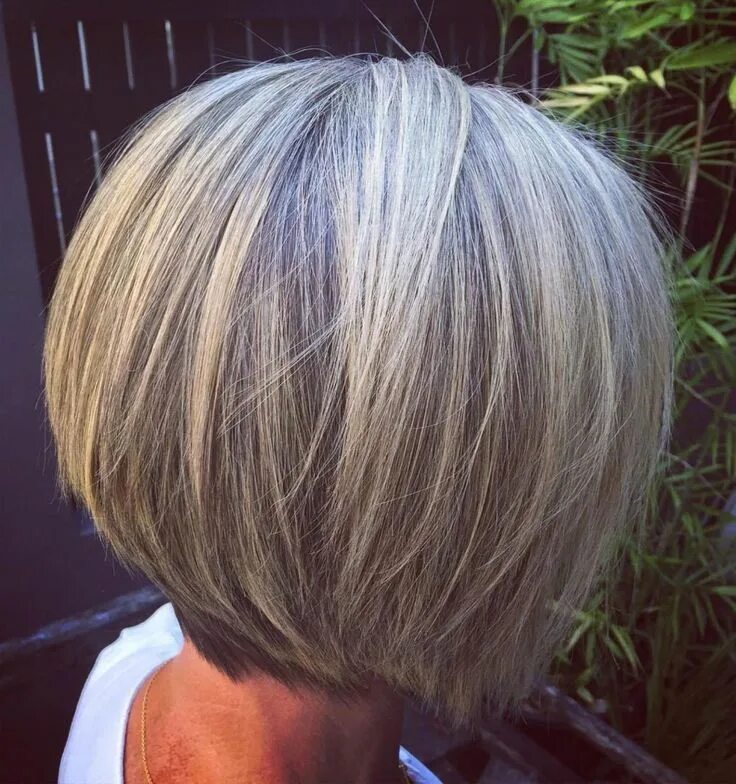 Каре стрижка 50 фото 15. Straight Gray Haircut Bob hairstyles for thick, Thick hair styles, Hairstyle