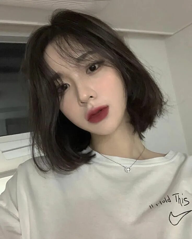 Каре стрижка корейских девушек @suminzz) Shot hair styles, Korean short hair, Asian short hair