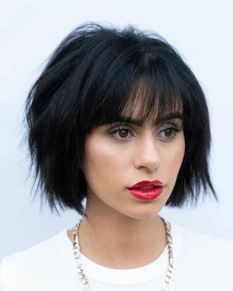 Каре стрижка с челкой на короткие волосы 9 idées de Style de cheveux en 2021 cheveux, style de cheveux, cheveux courts