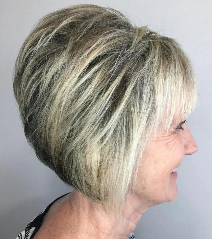 Каре стрижка за 50 лет фото 80 Flattering Hairstyles for Women Over 50 of 2018 Modern hairstyles, Short bob 