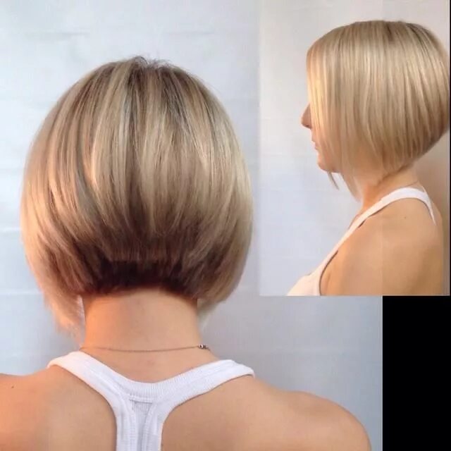 Каре стрижка женская фото сзади и спереди Graduated bob Cabelo curto feminino, Cabelo, Cortes de cabelo bob curto