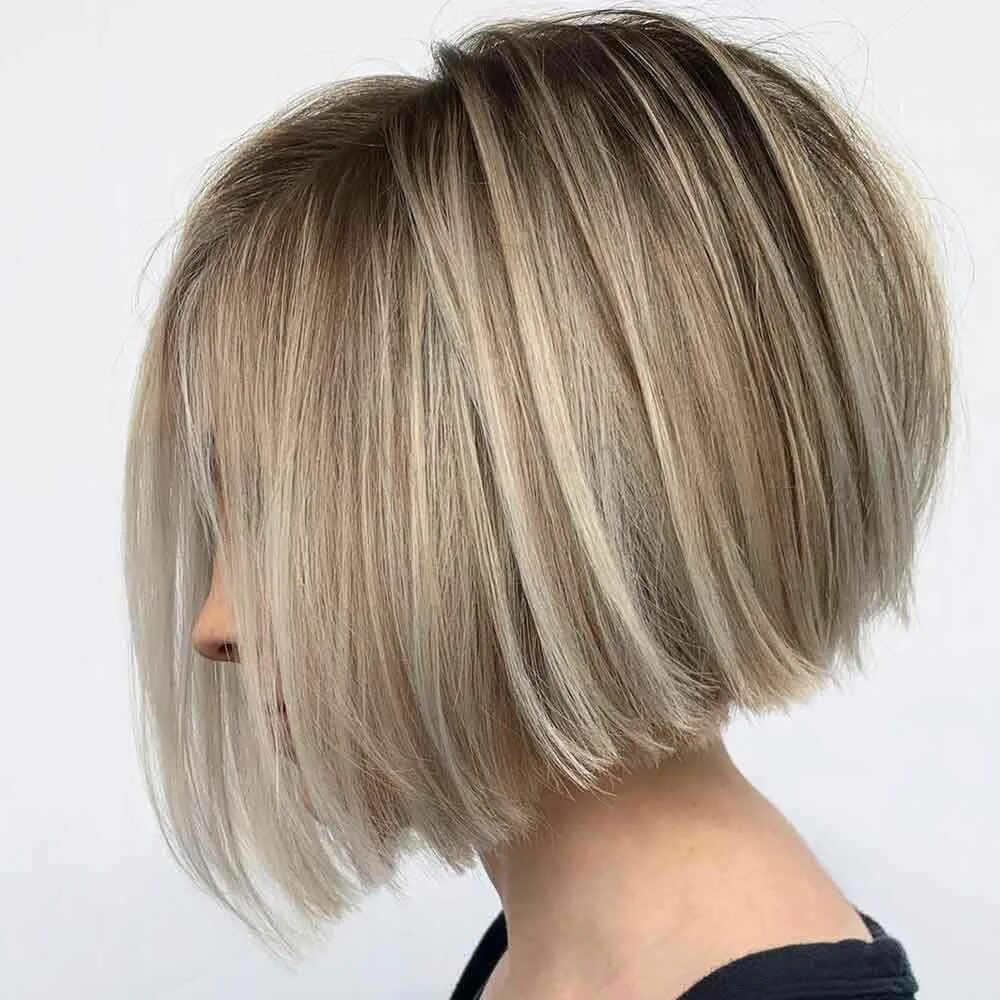Каре стрижки для женщин 2024 Are You Sure You Know Everything About Straight Hair? Stacked bob haircut, Short