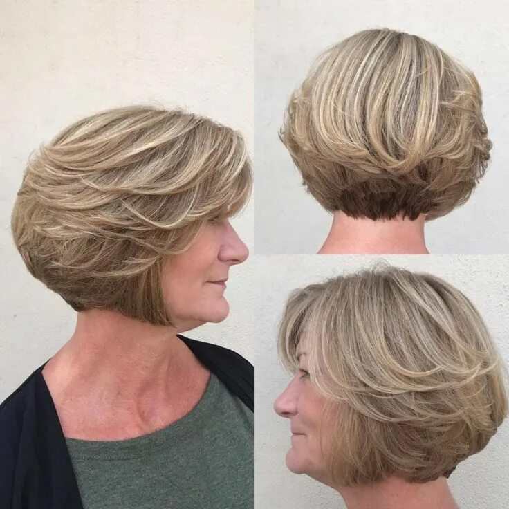 Каре стрижки на ножке 50 лет 60 Best Hairstyles and Haircuts for Women Over 60 to Suit any Taste Short bob ha