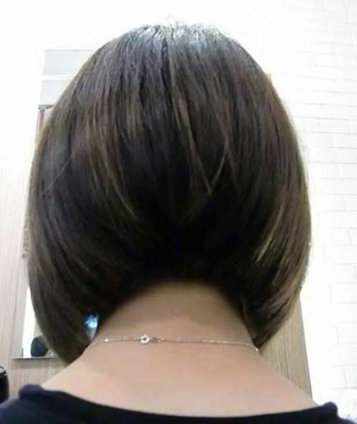 Каре сзади фото Pin by Nalon Johnson on hair styles Concave bob hairstyles, Stacked bob hairstyl