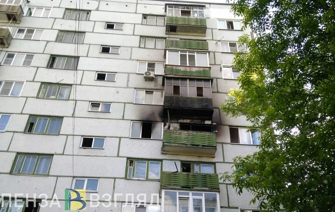 Каре ул воронова 2 пенза фото Смертельный пожар в многоэтажке, гибель электромонтера и эвакуация посетителей "