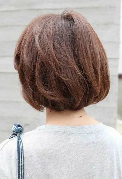 Каре вид сзади фото девушек Back View of Short Bob Haircuts Long face hairstyles, Short hair back, Medium sh