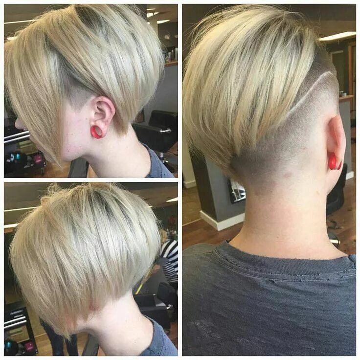 Каре виски стрижка Пин от пользователя Megiie на доске Short Hair Короткие стрижки, Модные короткие