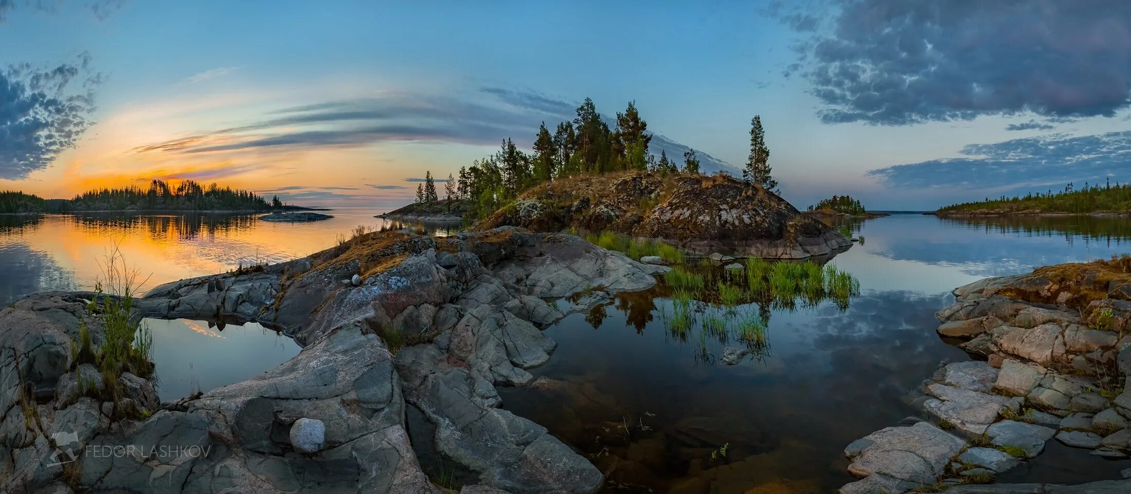 Карелия фото природы Ладожские виды. Фотограф Лашков Фёдор