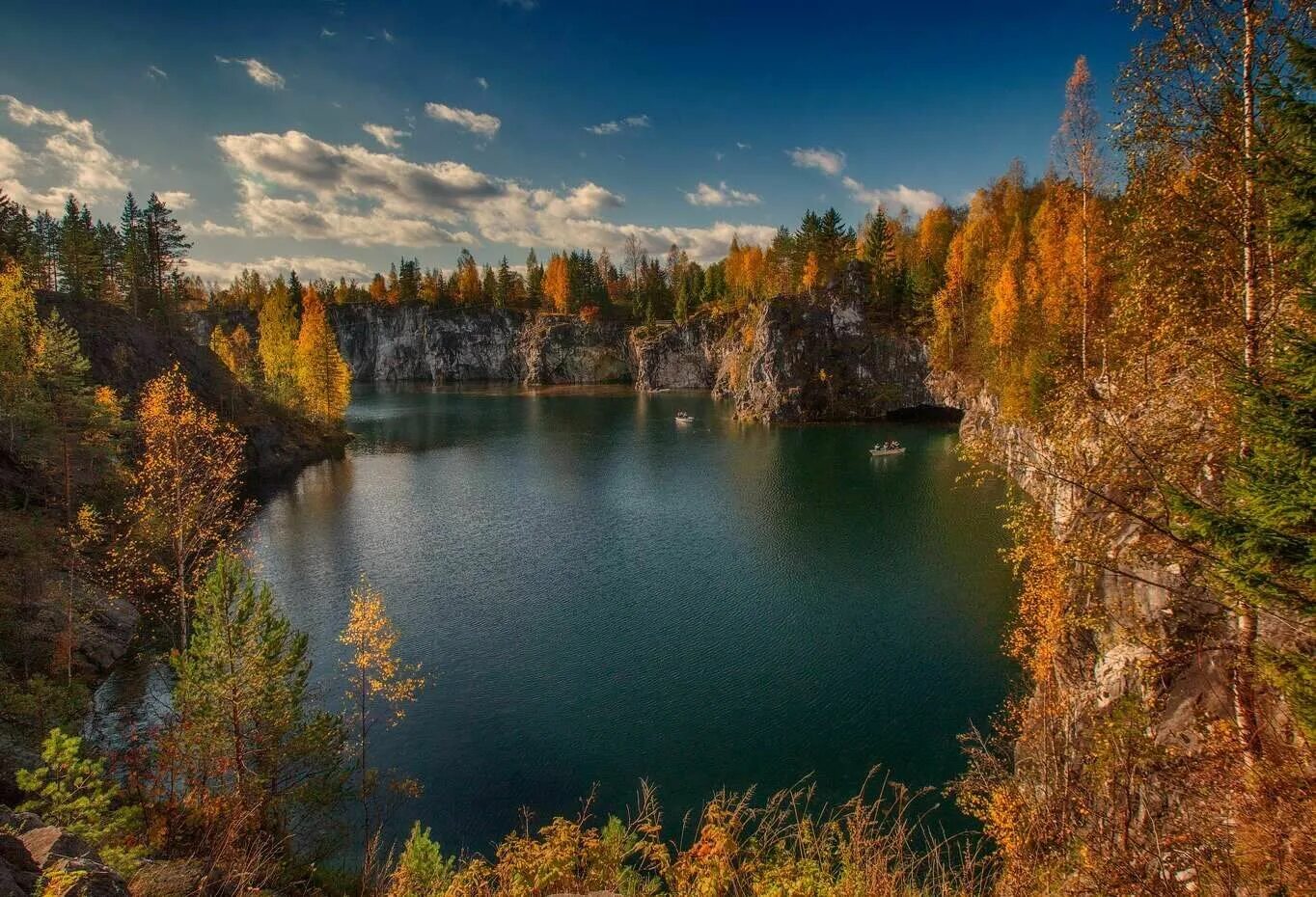 Карелия фото природы осень Санкт-Петербург и жемчужина Карелии - Рускеала : Карелия, Санкт-Петербург и Лени