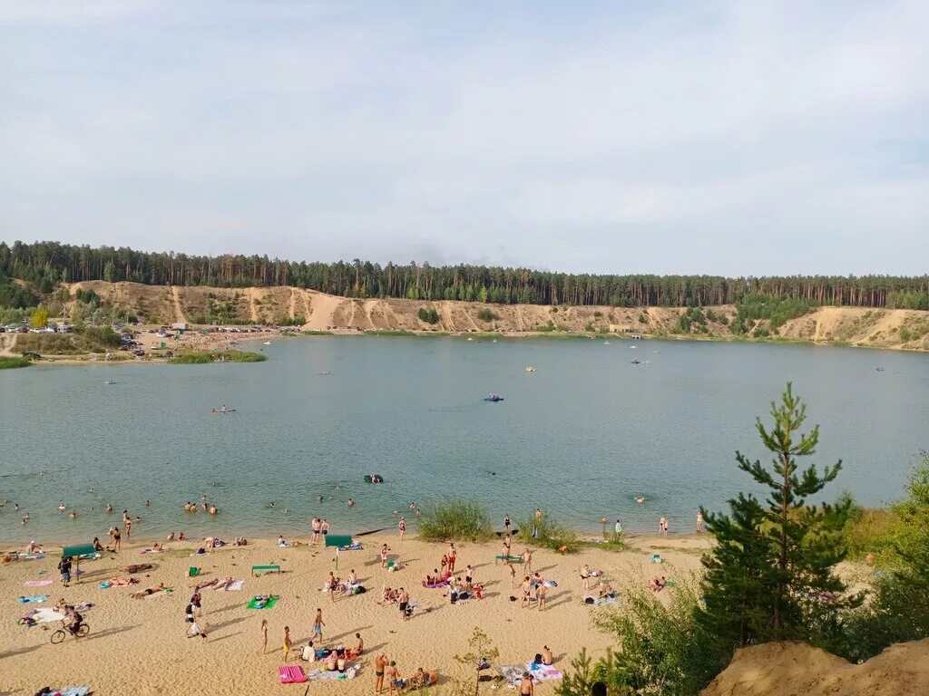 Карьер казань фото Izumrudnoye ozero Beach, beach, Russia, Republic of Tatarstan, City of Kazan, Ki