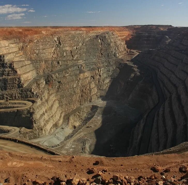 Карьеры мира фото Super Pit - крупнейший золотодобывающий карьер мира/ Австралия