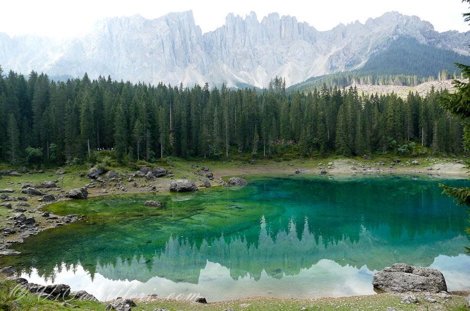 Карецца озеро фото Озеро Карецца (Lago di Carezza) - изумруд Доломитов