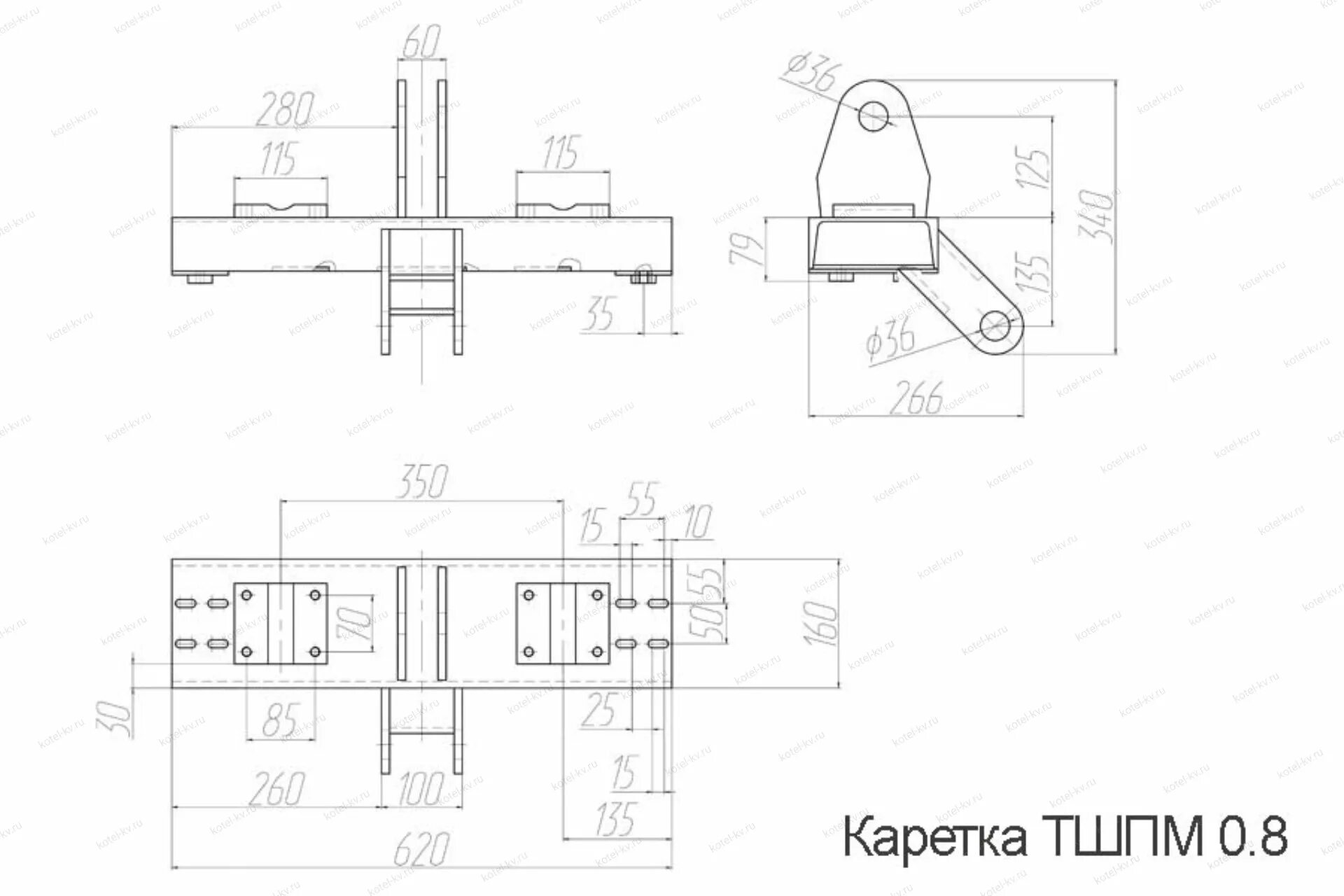 Каретка своими руками чертежи Купить каретку в сборе ТШПМ-0.8 НА ЗАВОДЕ в Узбекистане
