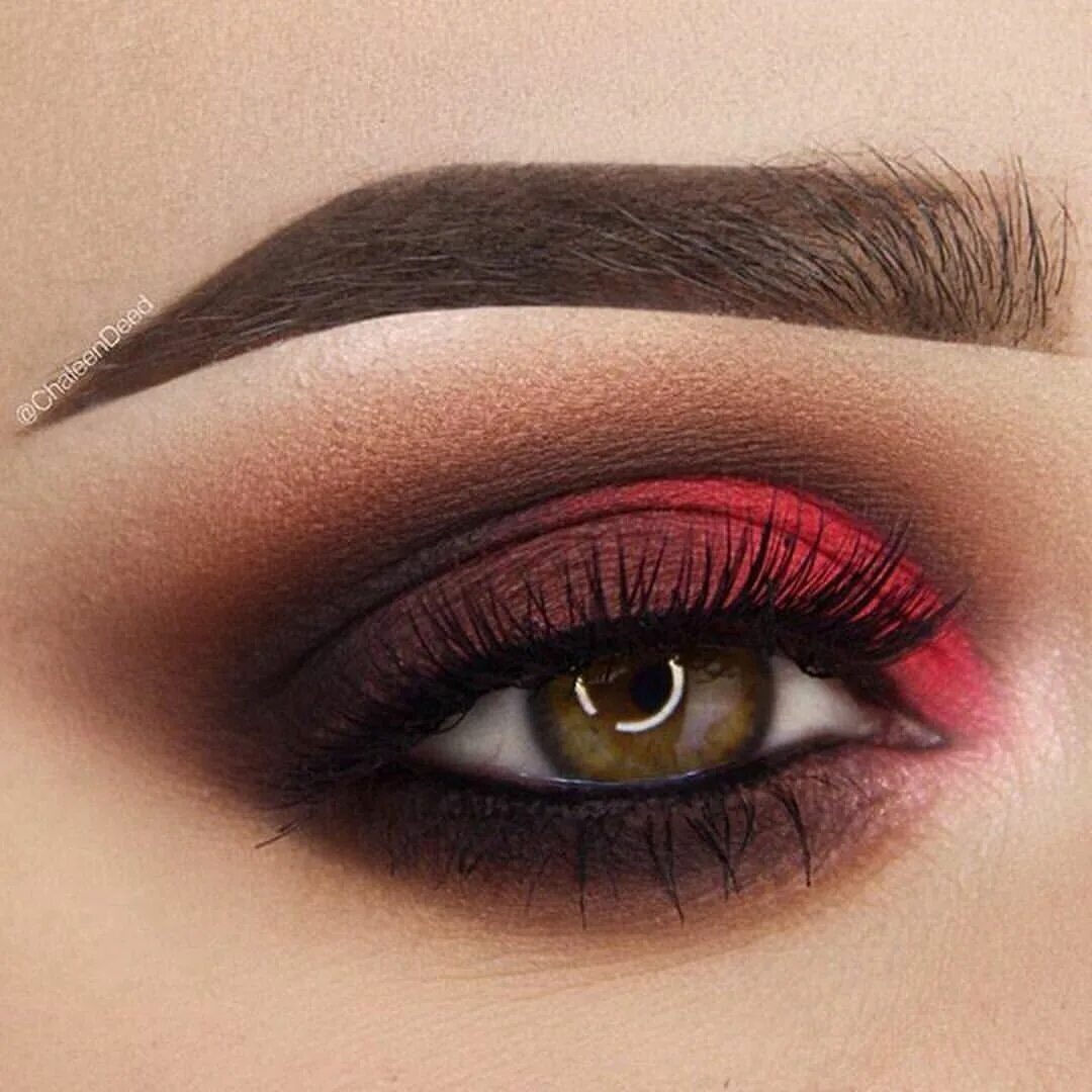 Карие глаза макияж красные тени 45.5k Likes, 121 Comments - Morphe (@morphebrushes) on Instagram: "What a volcan