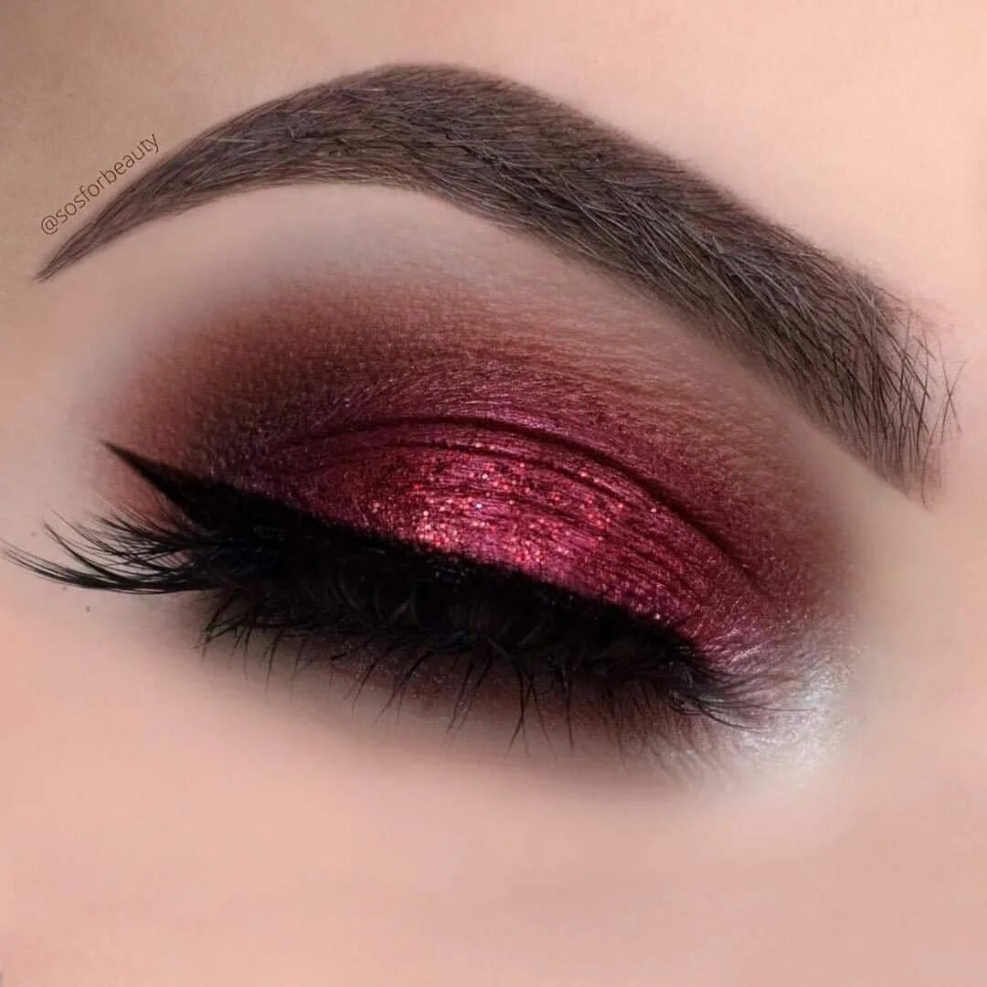 Карие глаза макияж красные тени eyebrows beautiful Makeup geek eyeshadow, Eye makeup, Makeup geek