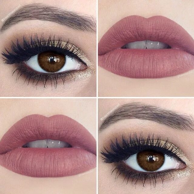 Карие глаза цвет помады фото makeup on Instagram: "Weekend makeup for my brown eyed girls (will look pretty o