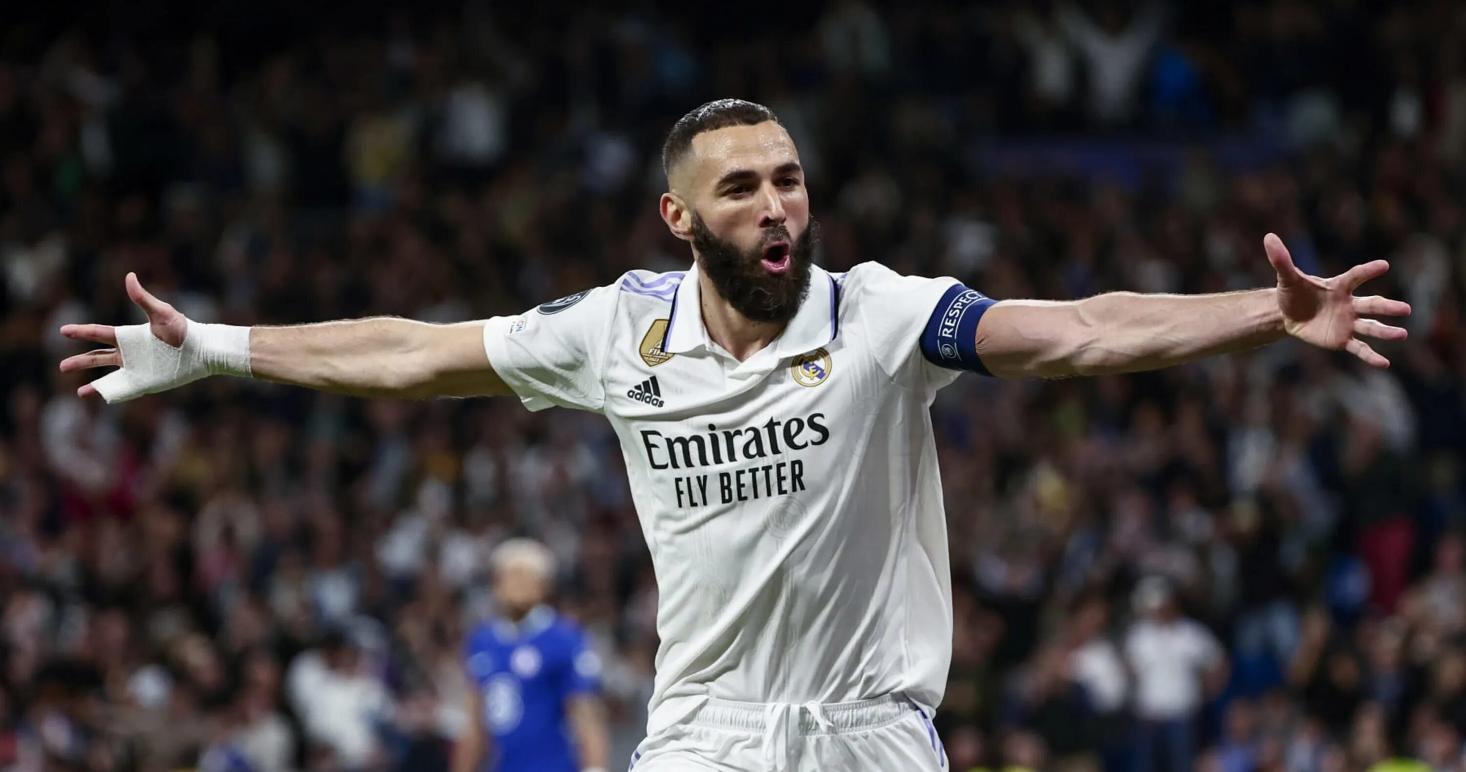 Карим бензема фото Karim Benzema Hailed by Fans as Real Madrid Top Chelsea in UCL QFs Leg... Footba