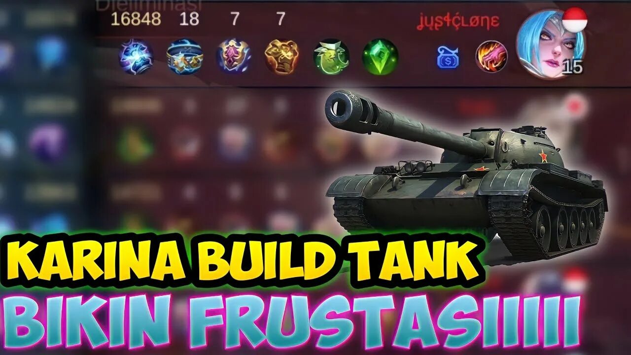 Карина танки фото KARINA BUILD TANK COUNTER HERO - YouTube