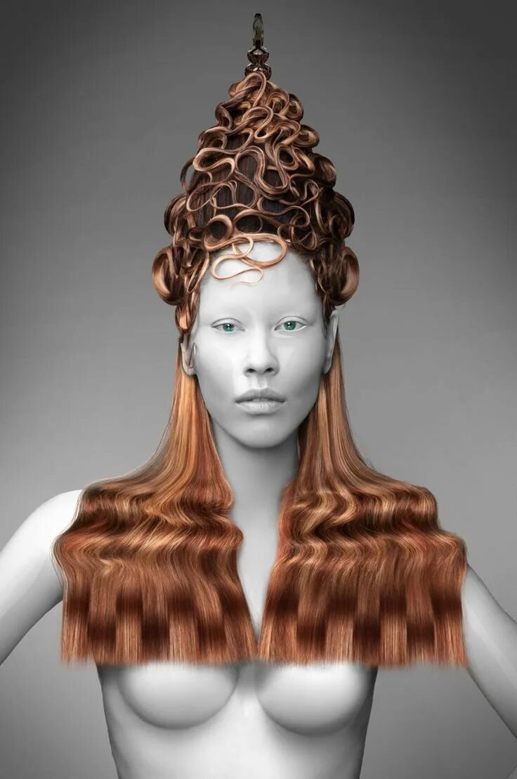 Каркас прическа женская Прически Искусство Эстетика Фото HD Вечерняя Artistic hair, Dramatic hair, Hair 