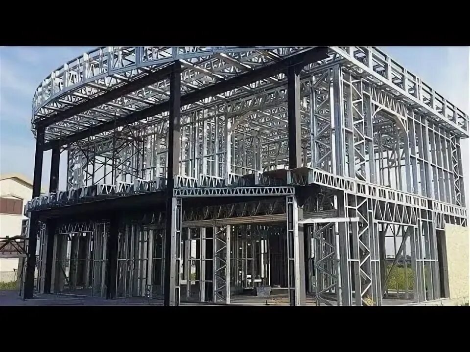 Каркас здания фото Light gauge steel framing construction system for residential commercial and ind