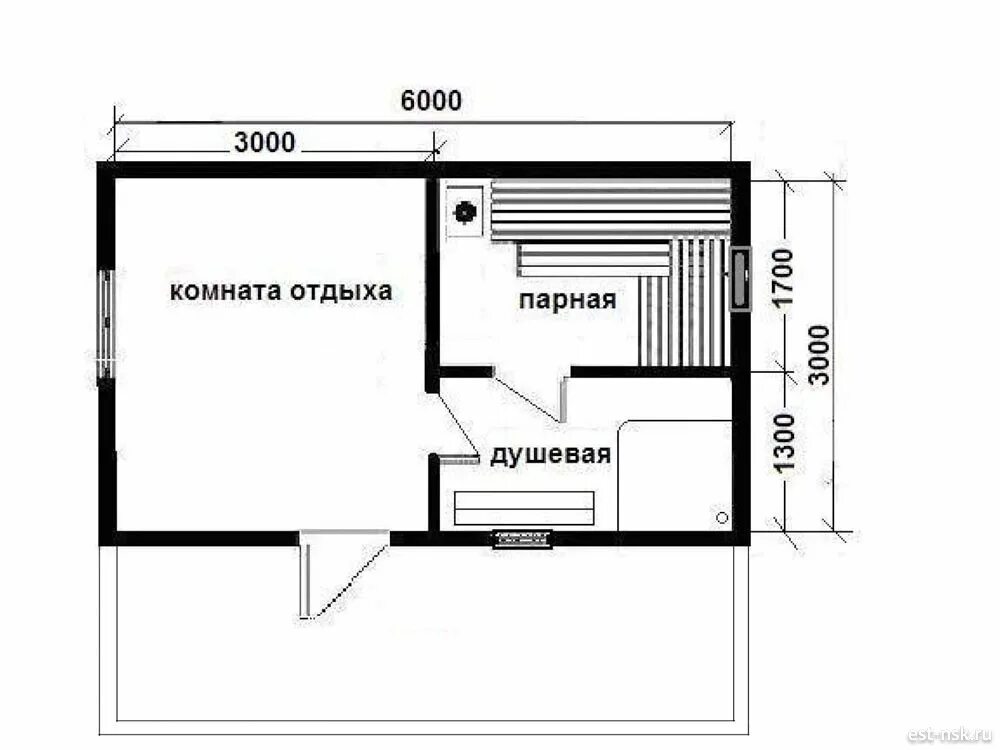 Каркасная баня планировка Баня 3х3 каркасная проект