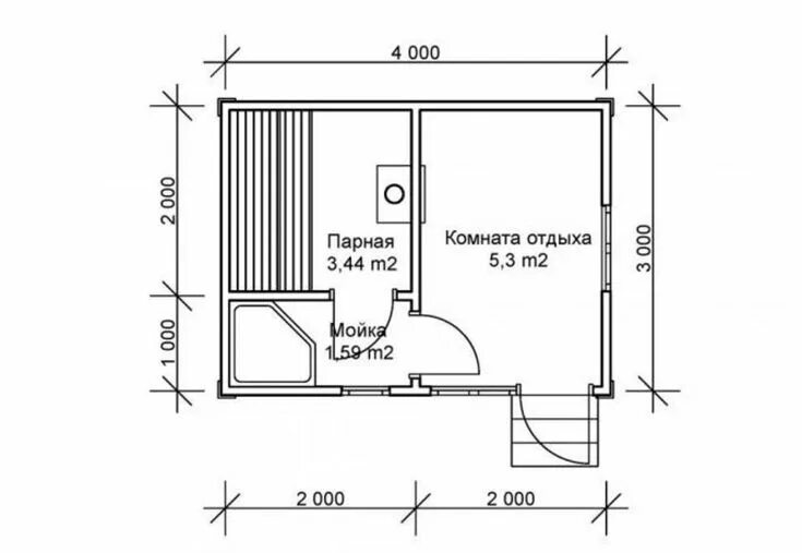 Каркасные бани проекты чертежи и размеры Каркасная баня 3х4 своими руками Строительство, Проекты, Строительные планы