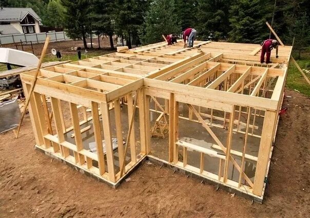 Каркасные дома своими руками пошаговое фото Build with your own hands or hire a team - and at what salary is it profitable t