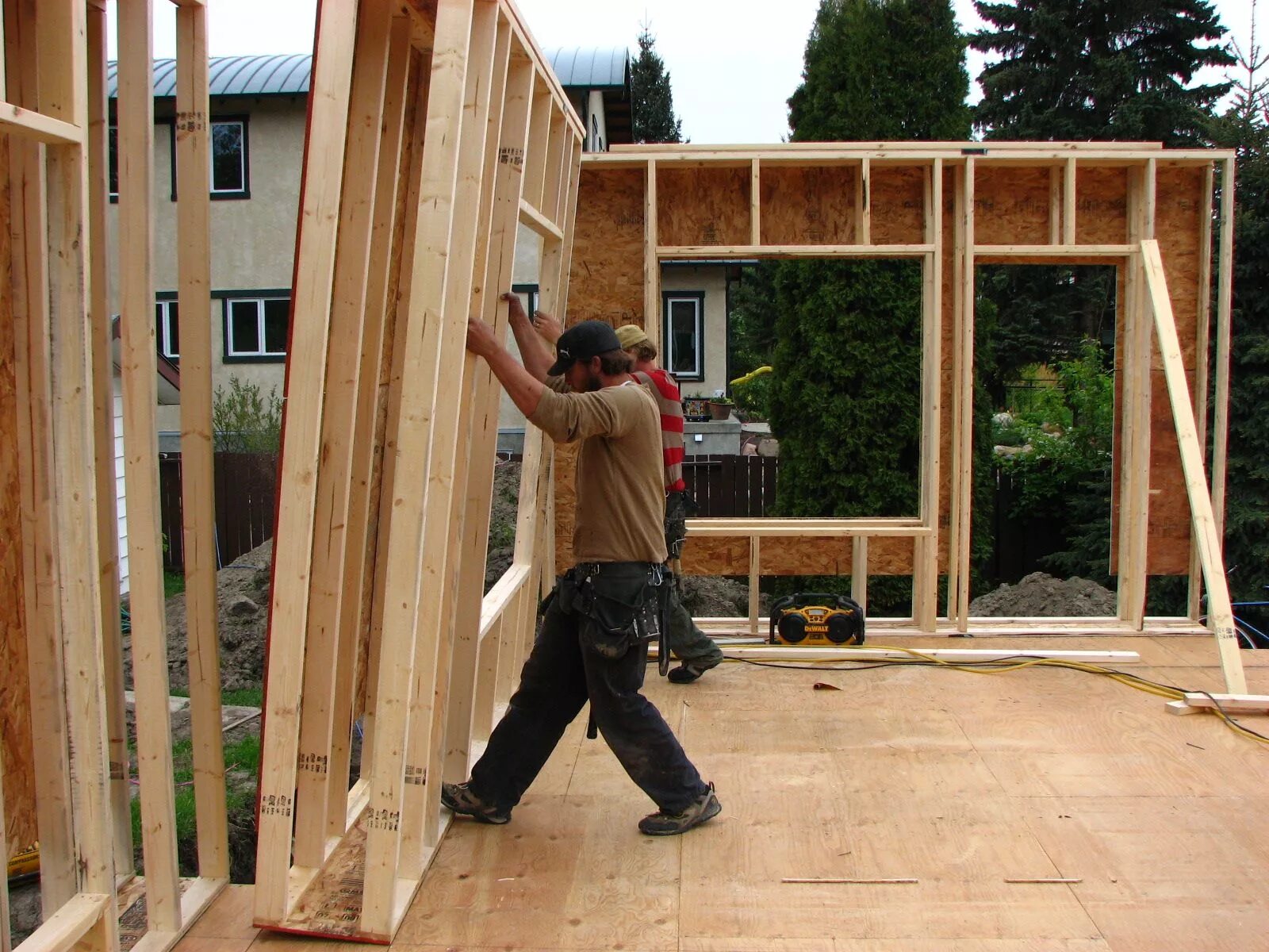 Каркасные стены фото Pin on Dream big Stud walls, Framing construction, Passive house