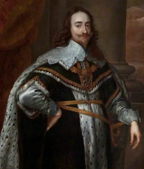 Карл 1 фото Charles I (1600–1649) by Anthony van Dyck (after) Cavalier (Baroque) Costume - 1