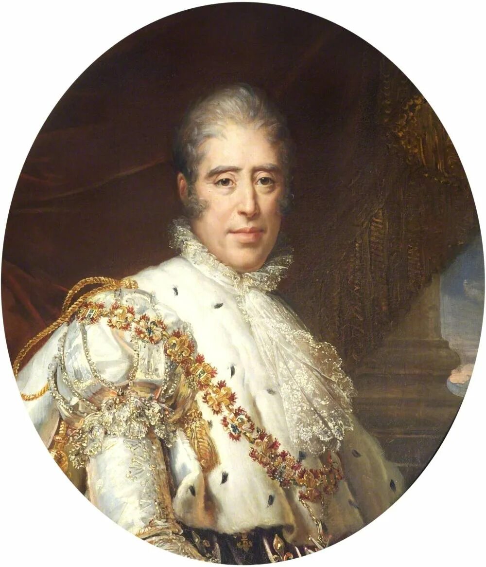 Карл 10 фото Charles X (1757–1836), of France Art UK