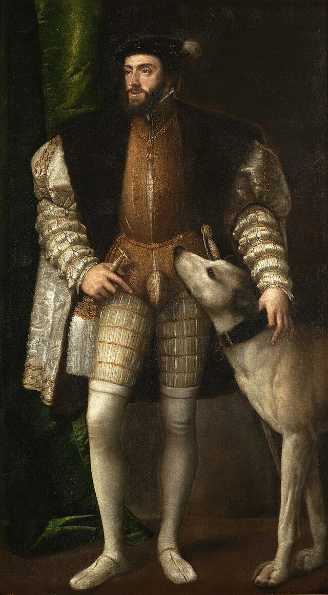 Карл 5 фото Portrait of Charles V with a Dog - Wikipedia