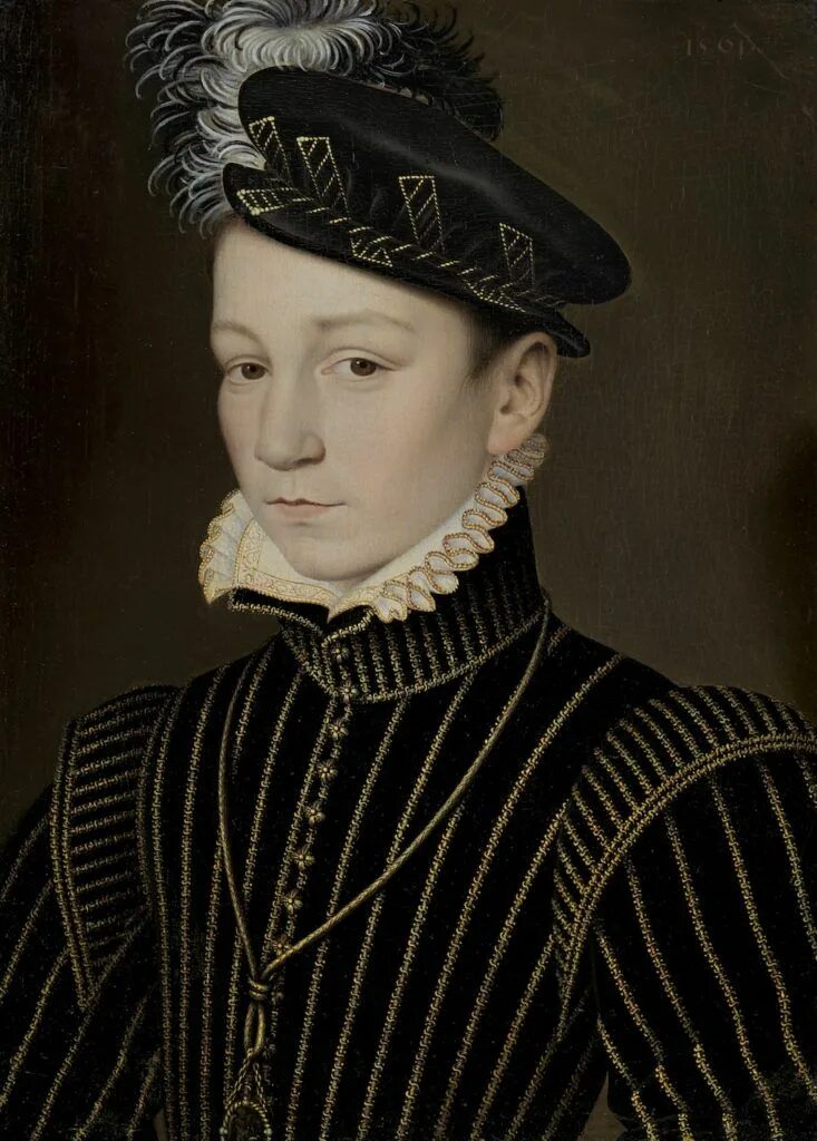 Карл 9 фото François Clouet, Portrait of King Charles IX of France (1561). Courtesy Richard 