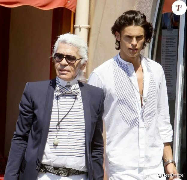 Карл лагерфельд и жак башер фото Épinglé sur Fashion Males Baptiste giabiconi, Les années bonheur, Karl lagerfeld