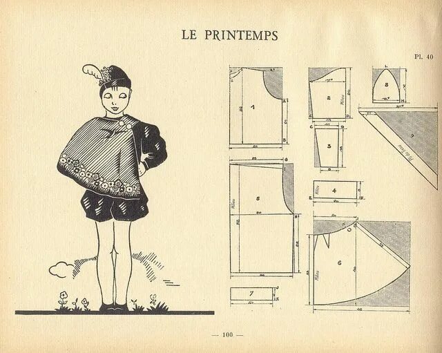 Карнавальные костюмы детские скачать выкройку costumons nous p80 Vintage costumes, Crafts sewing patterns, Vintage sewing patt