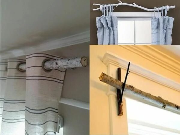 Карниз для дачи своими руками Карнизы из ветвей. Фото с сайта ru.pinterest.com