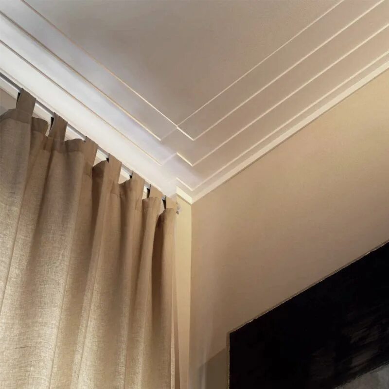 Карниз для штор под потолок фото Molding - Quality Crown Molding and Flexible Molding Flexible molding, Ceiling d