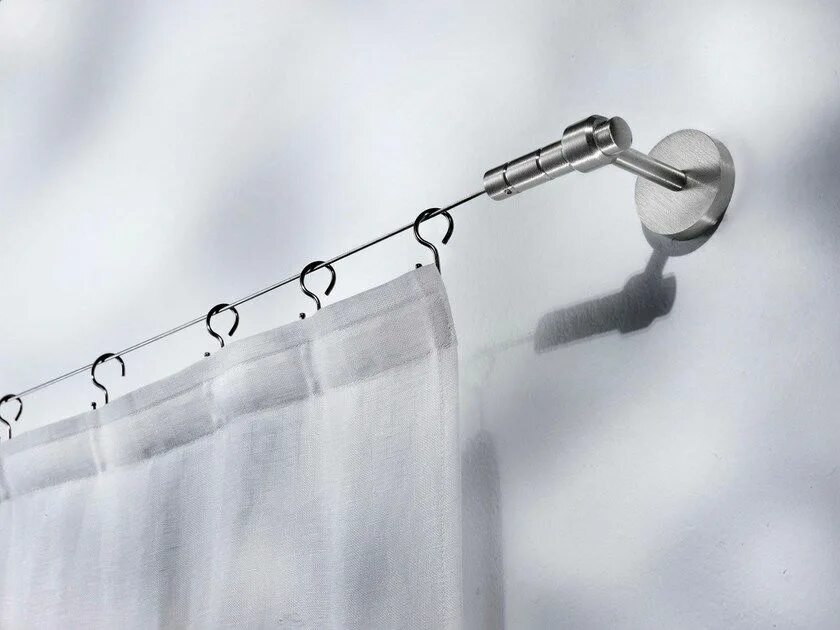 Карниз струна для штор фото Contemporary style steel curtain rod TEMISTO Steel curtain rod By Scaglioni desi