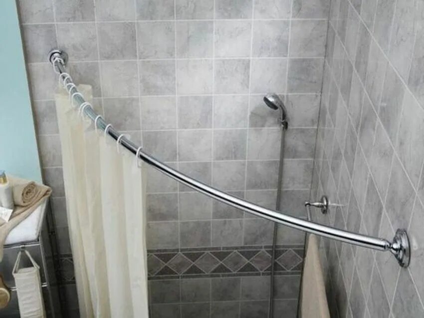 Карниз угловой для ванны фото Résultat d’images pour Angled Corner Shower Curtain Rod Corner shower curtain ro