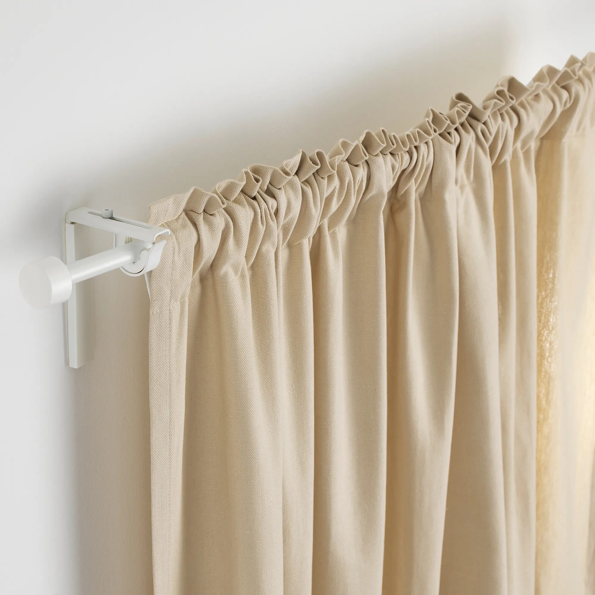 Карниз виды фото RÄCKA - curtain rod, white, 70-120 cm IKEA Taiwan Online