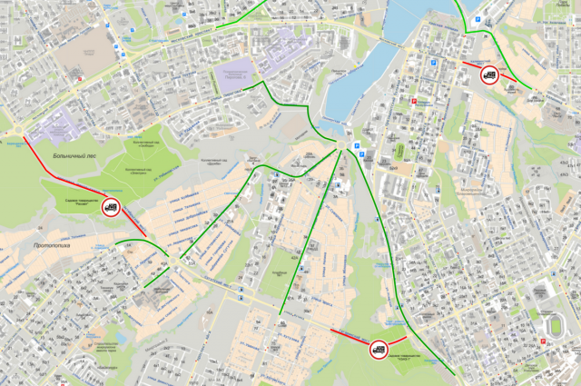 Карта чебоксар фото Еще по двум мостам в Чебоксарах запретил проезд большегрузным автомобилям АиФ Че