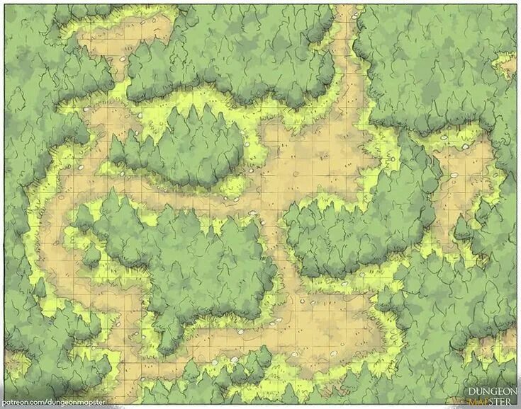 Карта леса фото Pin on DnD Maps Fantasy map, Forest map, Dungeon maps