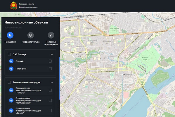 Карта липецка фото В Липецкой области создадут инвестиционную карту для помощи бизнесу LIPETSKNEWS 