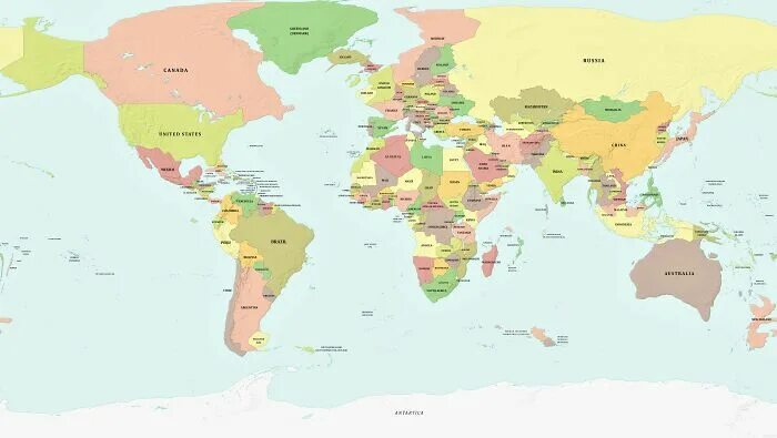 Карта мира 1 фото The World If The Sea Level Decreased By 1000 Meters Map, World map, Sea level