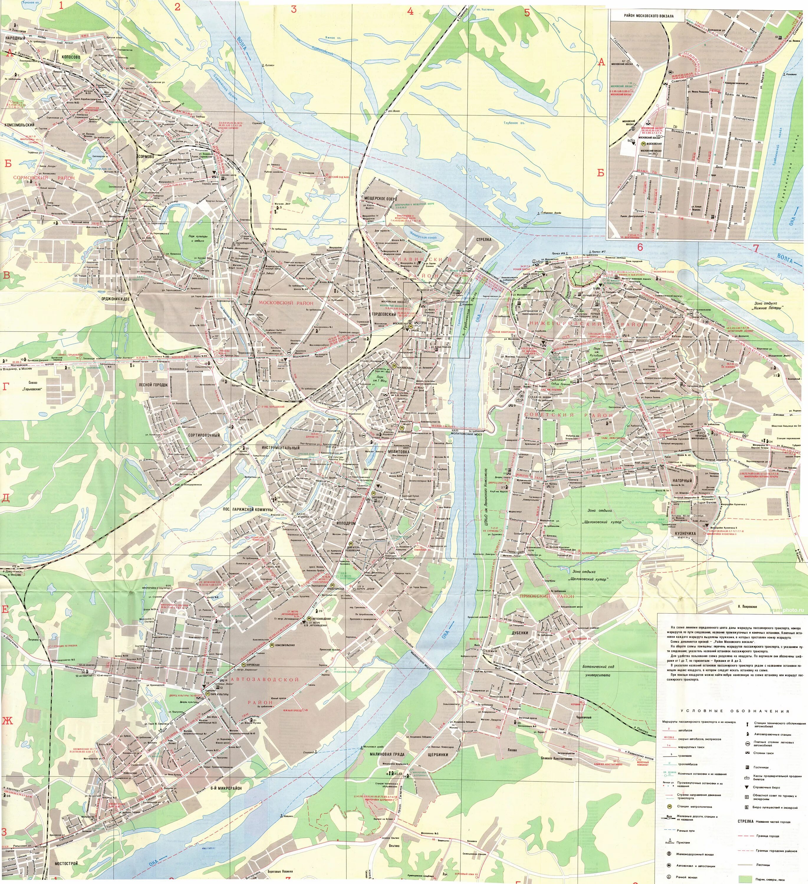 Карта нижнего фото Nižní Novgorod - Maps - Foto - Elektrická Městská Doprava