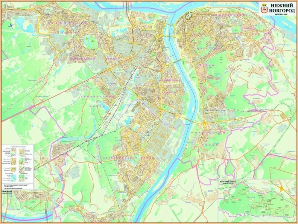 Карта нижнего фото Карта города нижний новгород - блог Санатории Кавказа