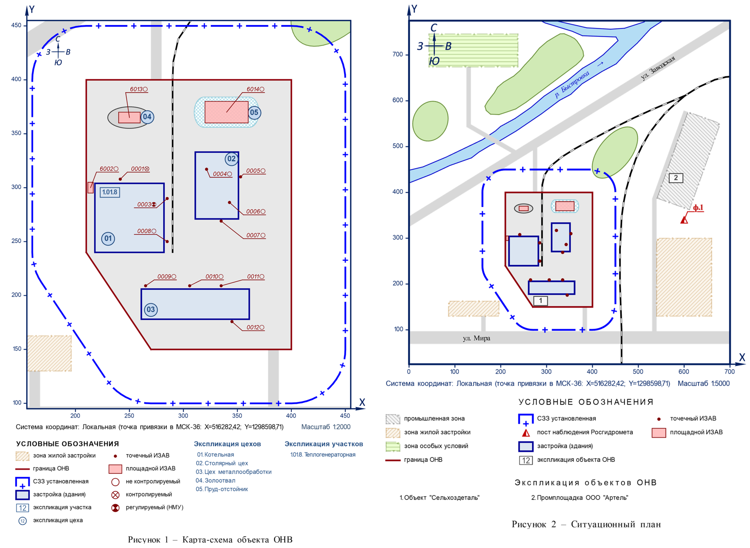 Карта схема расположения участка Проект ПДВ - ГК ЭКО центр