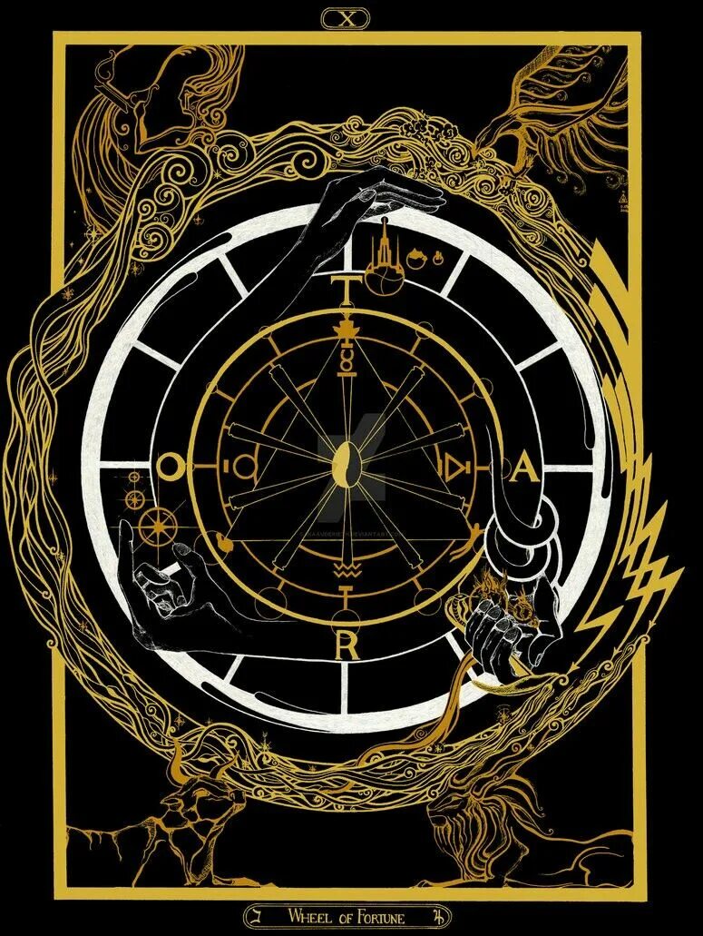 Карта таро колесо фортуны фото Pin on хз Wheel of fortune tarot, Tarot cards art, Tarot art