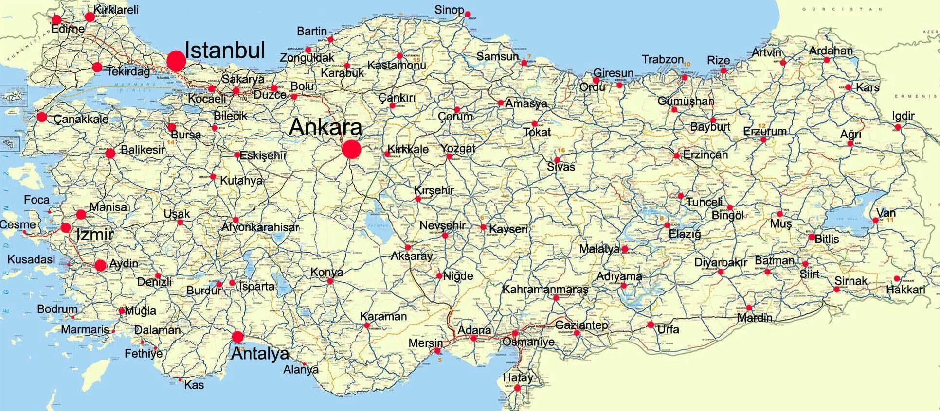 Карта турции фото map of izmir turkey - Google Search Turkey map, Map, Turkey