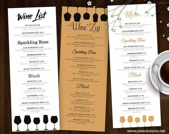 Карта вин фото Canva Wine List, Wine Menu Template, Canva Menu Template, Drink Menu , Wedding M