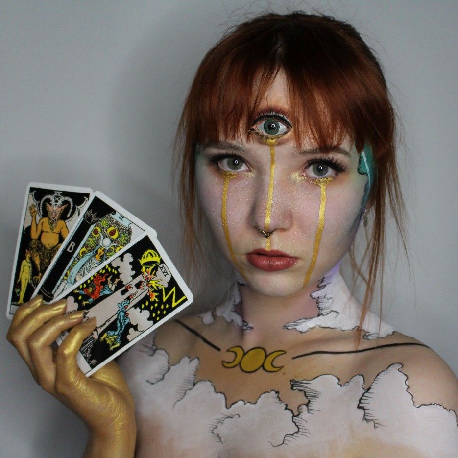 Карти макияж Tarot cards makeup trong 2024